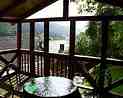 Holiday accommodation Goegerhaus in Egloffstein: South view from pergola (3 kByte)
For large-scale sights click onto the image
